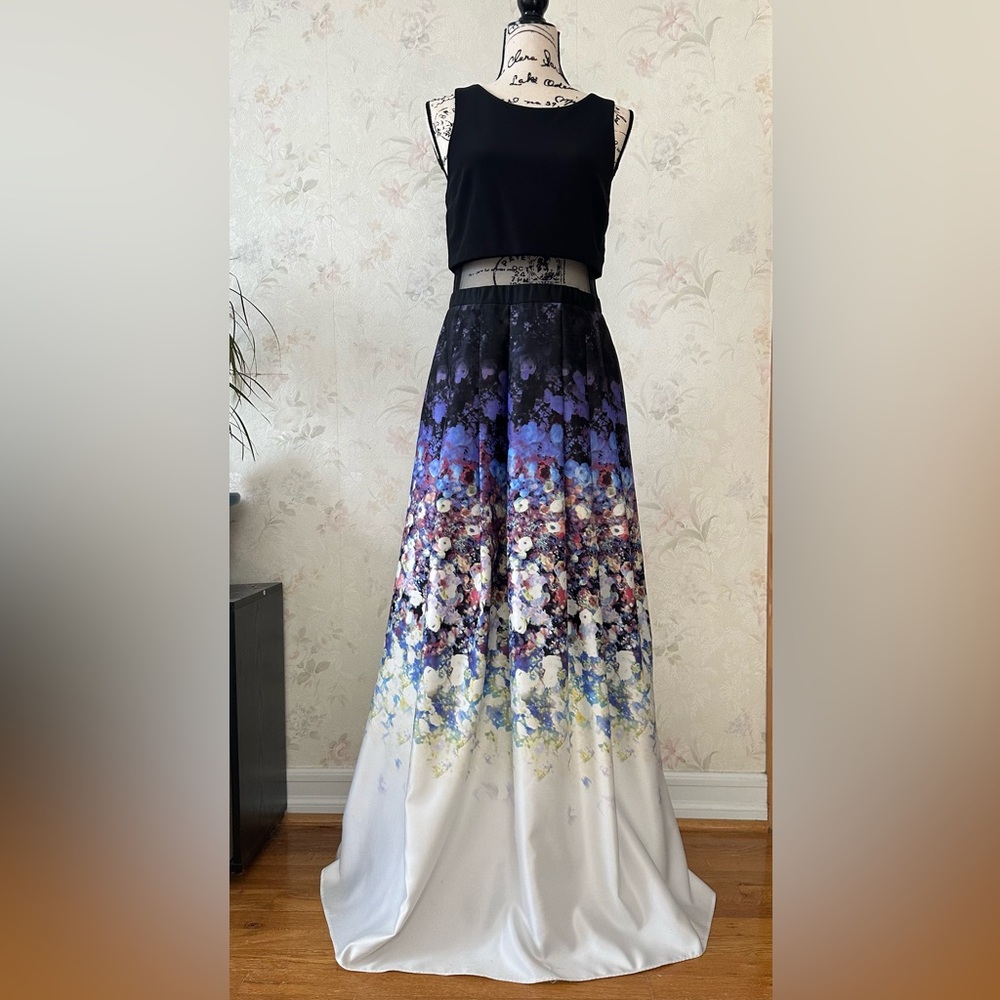 Betsy &  Adam 	Floral Evening wedding,cocktail,prom dress,ball Gown